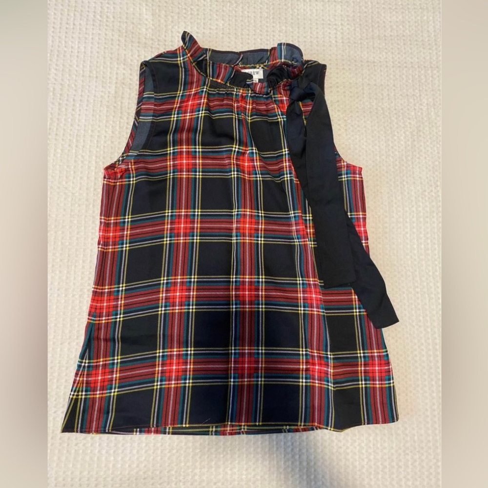 NEW J.Crew plaid shirt size XXS with tags
